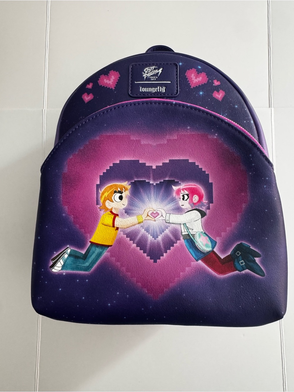 NWOT Loungefly Scott Pilgrim Pixel Love Mini Backpack
